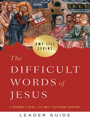cover image of The Difficult Words of Jesus Leader Guide